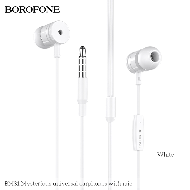 BOROFONE BM31 Mysterious wired earphones with mic NZ 9
